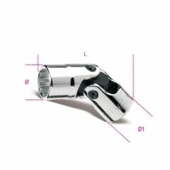 Beta 009100237 910B/SN 17mm 3/8'' Altı Köşe Lokma