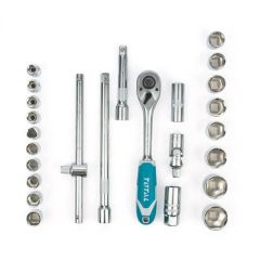 Total THT121251 25 Parça 1/2'' Lokma Takımı
