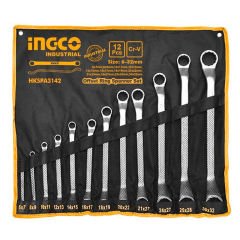 Ingco HKSPA3142 Endüstriyel 12'li Halka Anahtar Seti 6-32mm