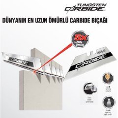 Stanley 8-11-800 CARBIDE® 50'li Rötuş Maket Bıçağı Yedeği