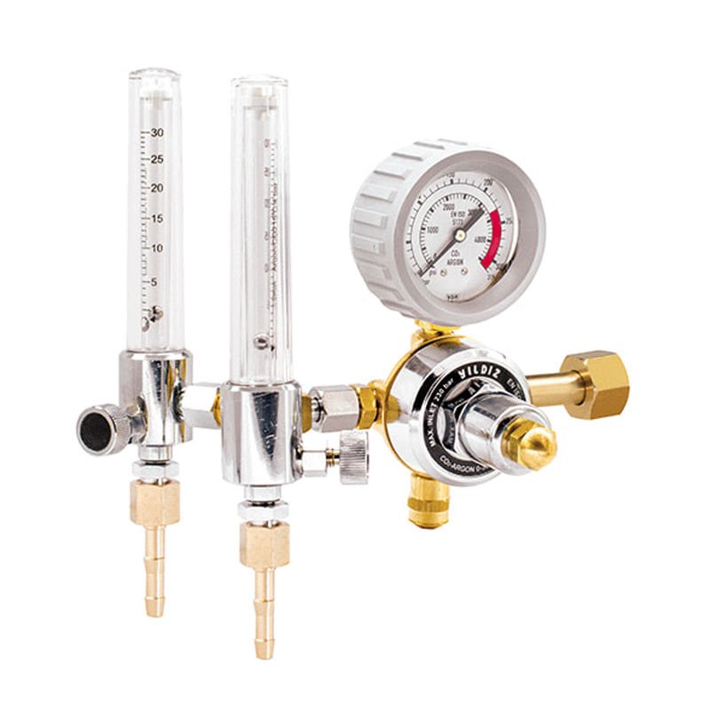 Yıldız 5450SF16-2 Flowmetreli 16 L/min Çift Flowmetreli W 21.80 x 1/14'' CO2 Basınç Düşürücü