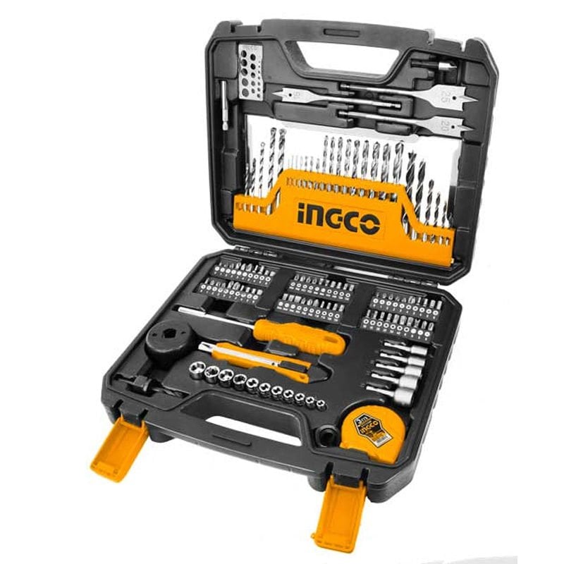 Ingco HKTAC011182 118'li Matkap Ucu, Tornavidalı Vida ve Lokma Seti