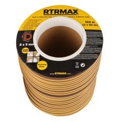 RTRMAX RNP04 100 Mt 8x5mm Kapı Pencere Bandı Kahverengi