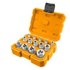 Ingco HKTETS0114 Endüstriyel 14 Parça E-Tipi Lokma Seti