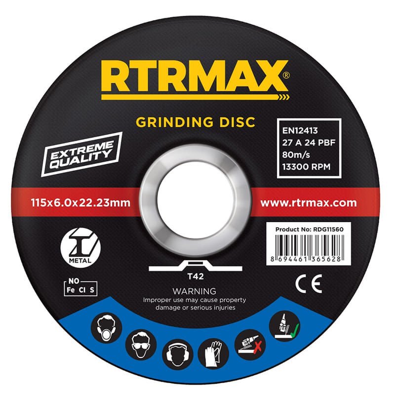 RTRMAX RDG11560 115x6.0x22 Çapak Alma Diski 25 Adet