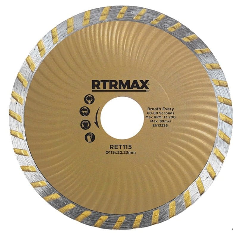 RTRMAX RET180 180 Turbo Kanallı Elmas Testere
