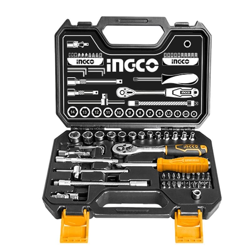 Ingco HKTS14451 45 Parça 1/4'' Endüstriyel Lokma Seti