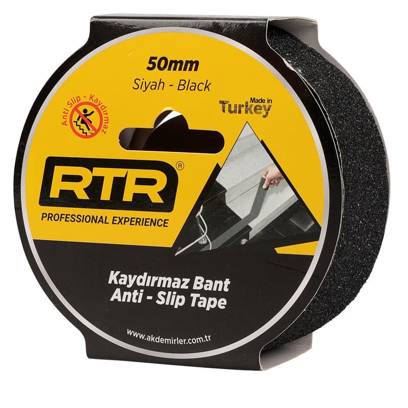 RTRMAX RNMK5015 50mmx15 Mt Merdiven Kaydırmaz Siyah Bant