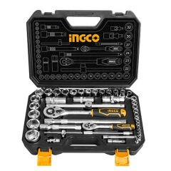 Ingco HKTS42441 44 Parça Endüstriyel 1/4 '' ve 1/2'' Lokma Seti