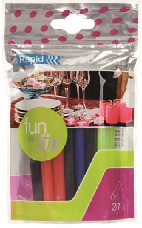 Rapid Yapıştırıcı Ø7x100mm Mini Renkli Yedek Silikon