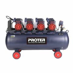 Proter 200 Lt 8Hp Yüksek Hızlı Sessiz Yağsız Hava Kompresörü