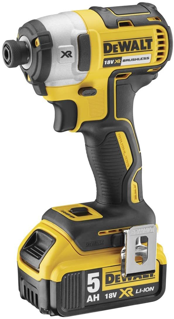 Dewalt DCF887P2 18V 5Ah Li-Ion Çift Akülü Kömürsüz Profesyonel Darbeli Tornavida