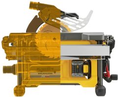 Dewalt DCS7485T2 54V 210mm XR FlexV Kömürsüz Çift Aülü Tezgah Tipi Testere