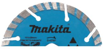 Makita D-44345 Segmanlı Dalgalı Tip Elmas Testere 230x22.23mm