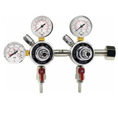 Yıldız 5072-P Çift Regülatörlü W 21.80 x 1/14'' CO2 Meşrubat Regülatörü