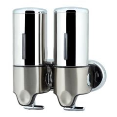 Genesit GS500S Manuel İkili Alttan Çekmeli Sıvı Sabunluk Satin