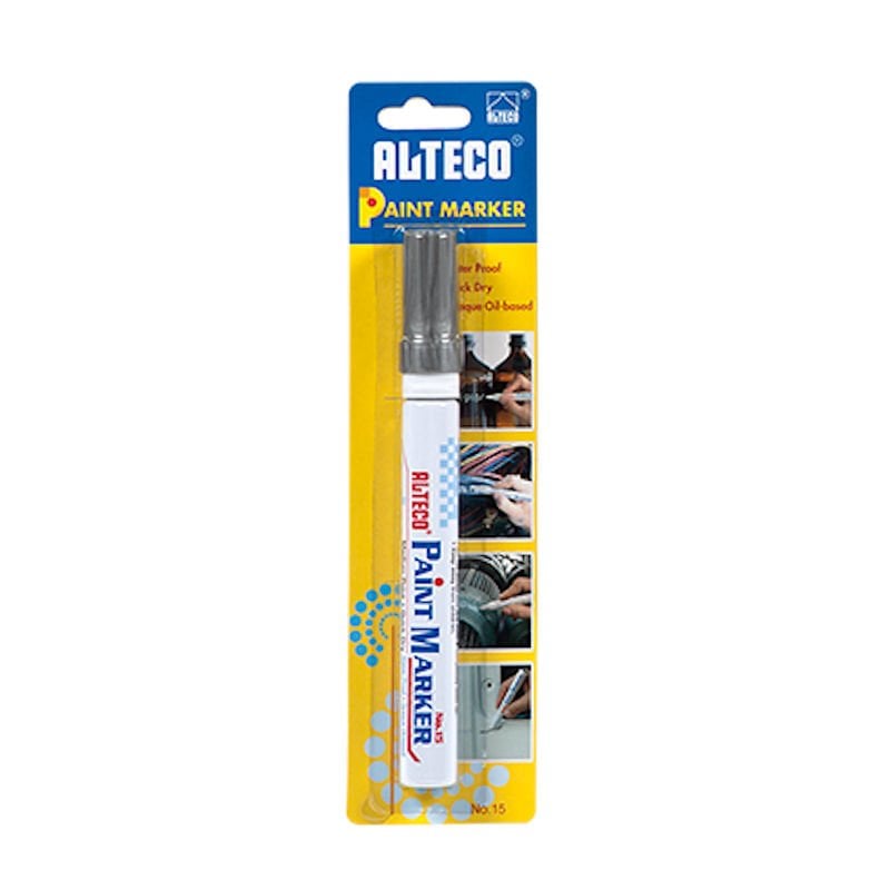 Alteco Gümüş Renkli Paint Marker