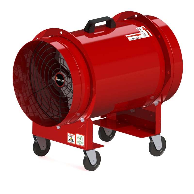 Fanexfan FMF- AL(4)-70  Alüminyum Pervaneli Taşınabilir Kavanlı Aksiyal Mobil Fan Monofaze